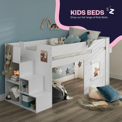 Single Bunk Beds for Kids | Save Space with Extra Storage