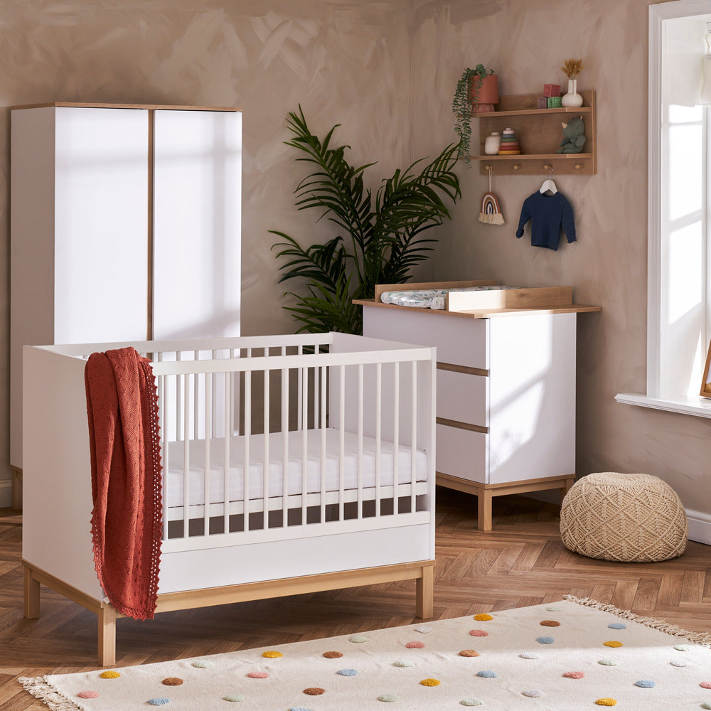 Obaby Astrid 3 Piece Room Set - White