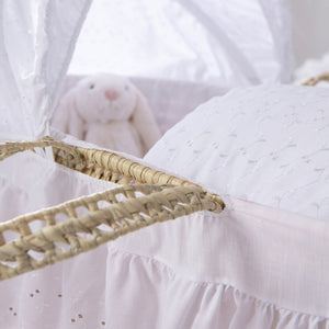 Broderie Anglaise Moses Basket