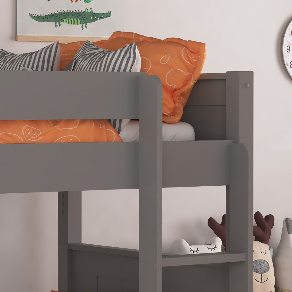 close-up-top-bunk-grey-wooden-panelled-headbaord