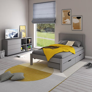 grey-small-double-low-end-bed-with-two-drawers