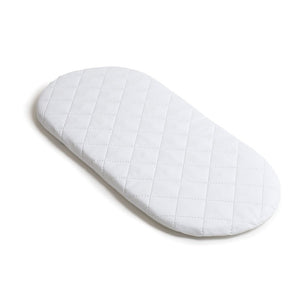 Clair de Lune Quilted Microfibre Wicker Moses Basket Mattress (65 x 28 cm)