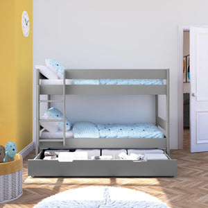 grey-detachable-bunk-bed-with-trundle-underneath-bottom-bunk