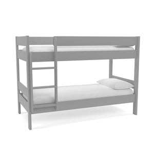 fully-assembled-grey-bunk-bed-with-ladder