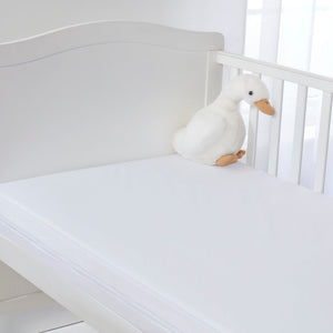 Teddy on Clair de Lune Micro-Fresh® Waterproof Cot Bed Mattress Protector - 140 x 70 cm