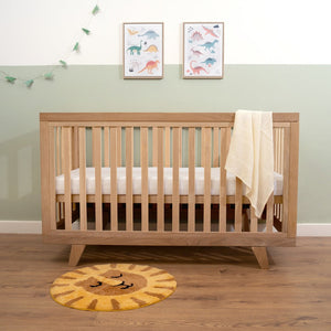 Clair de Lune Oak Cot Bed