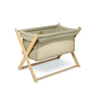 Green Clair de Lune Organic Folding Crib