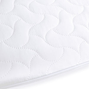 edge of Clair de Lune Quilted Microfibre Bedside Crib Mattress (76 x 40 cm)