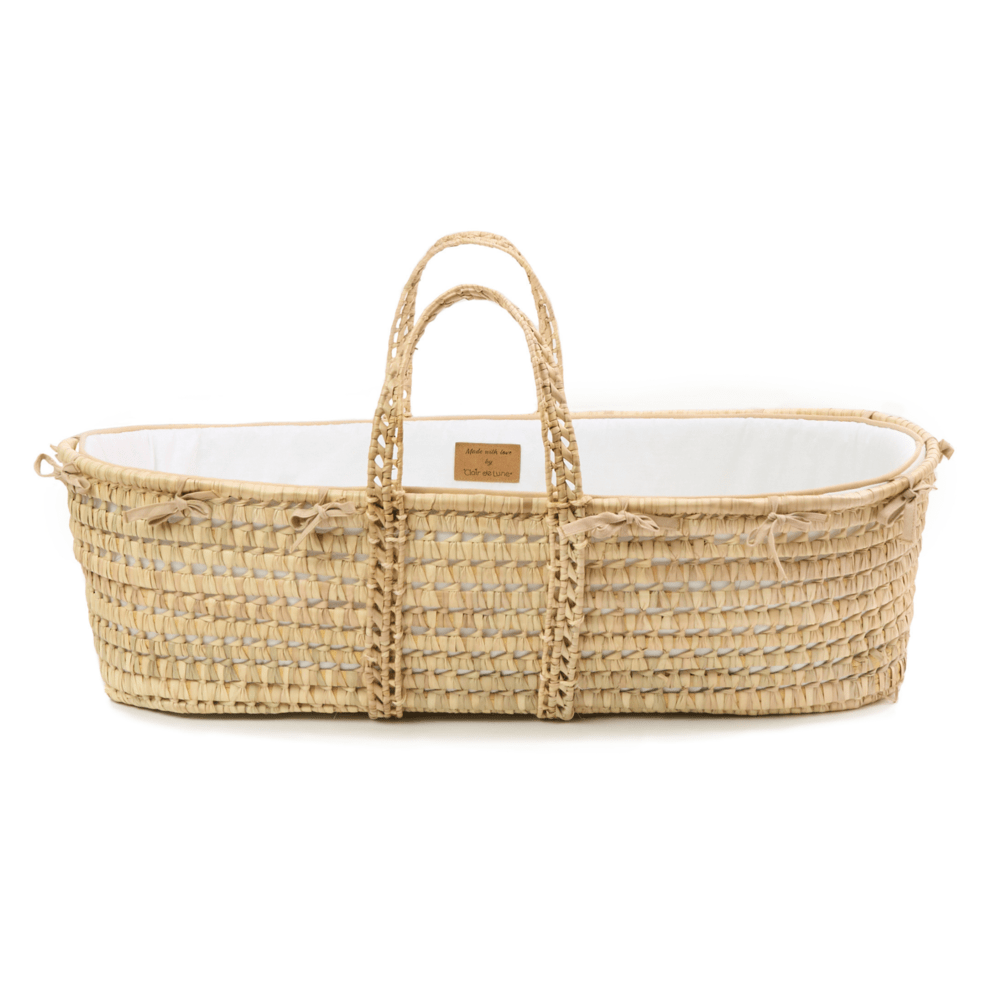 Clair de Lune Savannah Palm Moses Basket