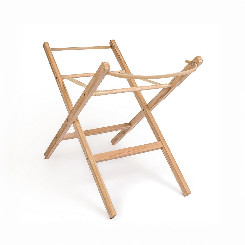 Clair de Lune Self Assembly Wooden Folding Moses Basket Stand