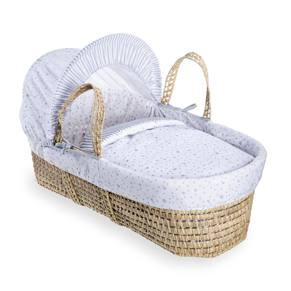 Clair de Lune Stars & Stripes Palm Moses Basket