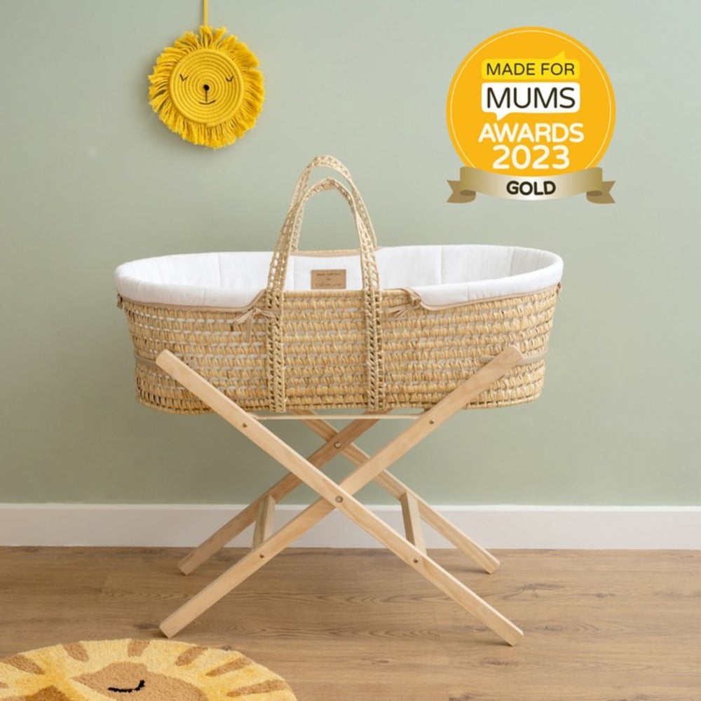 Clair de Lune Organic Palm Moses Basket, mums awards