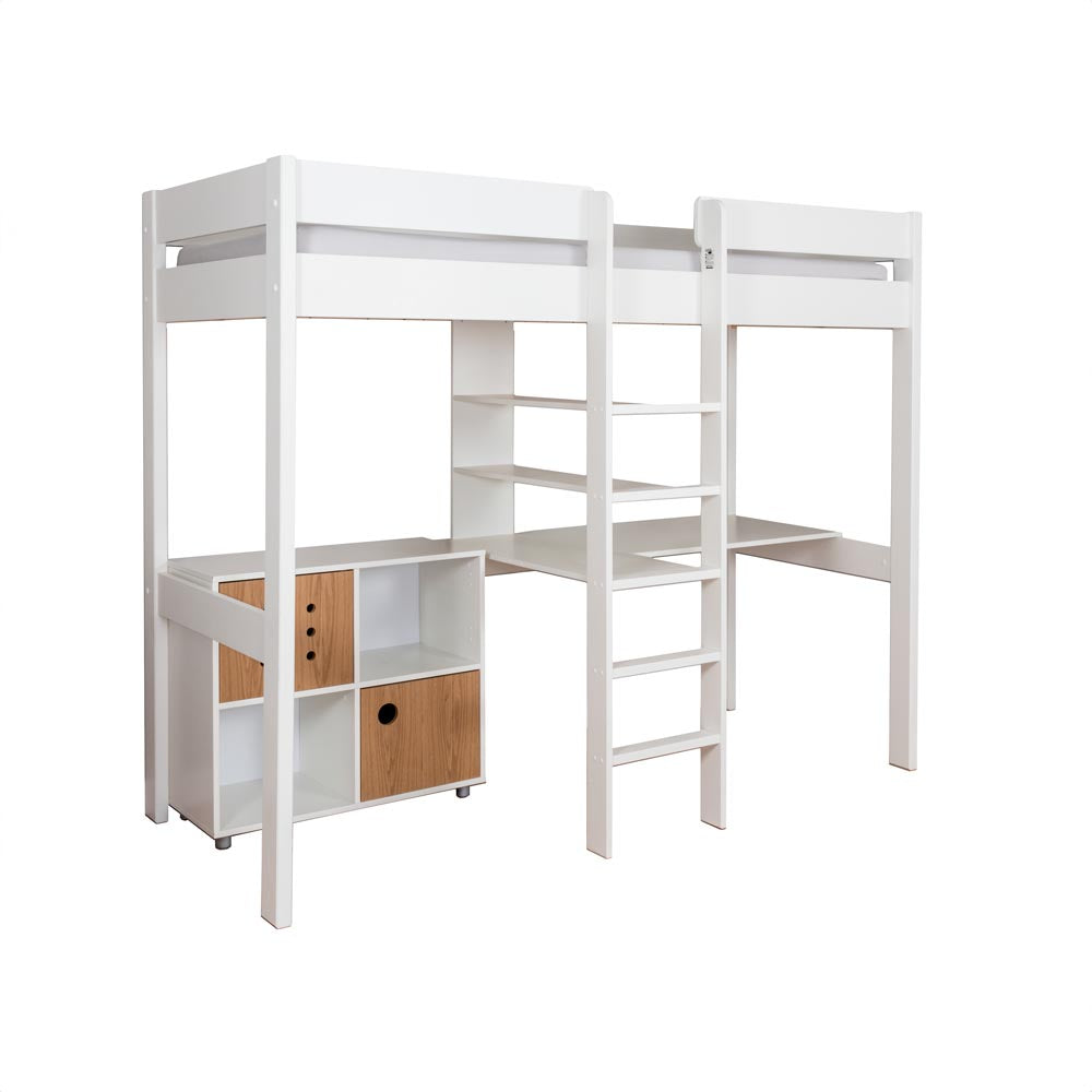 fully-assembled-high-sleeper-oak-doors-integrated-workspace-white