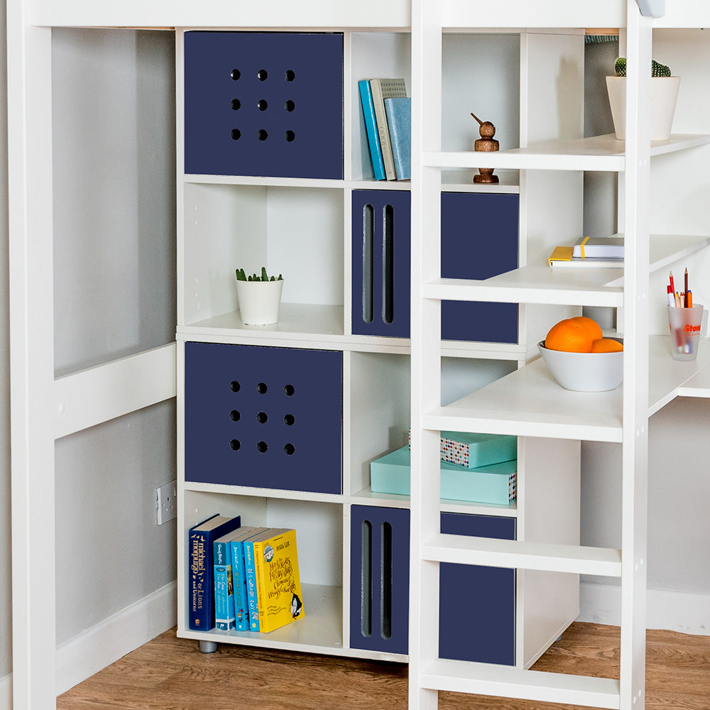 close-up-four-blue-doors-four-shelving-cube-spaces