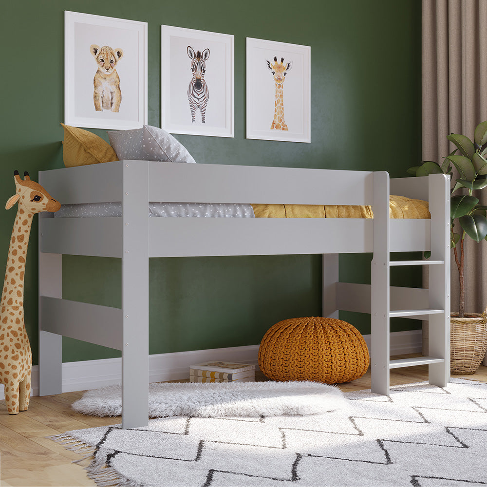 Kidsaw Coast Grey Midsleeper Bed