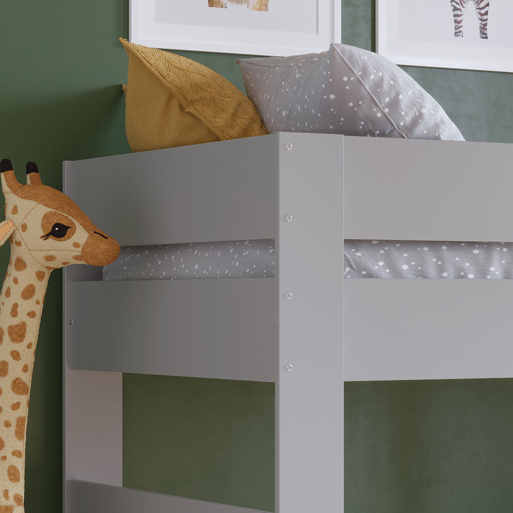 Kidsaw Coast Grey Midsleeper Bed