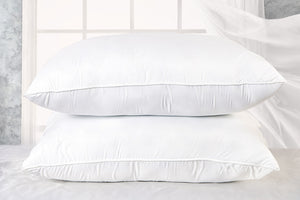 Relaxer-Microfibre-Hypoallergenic-Memory-Foam-Pillow-two-pillows-stacked-image