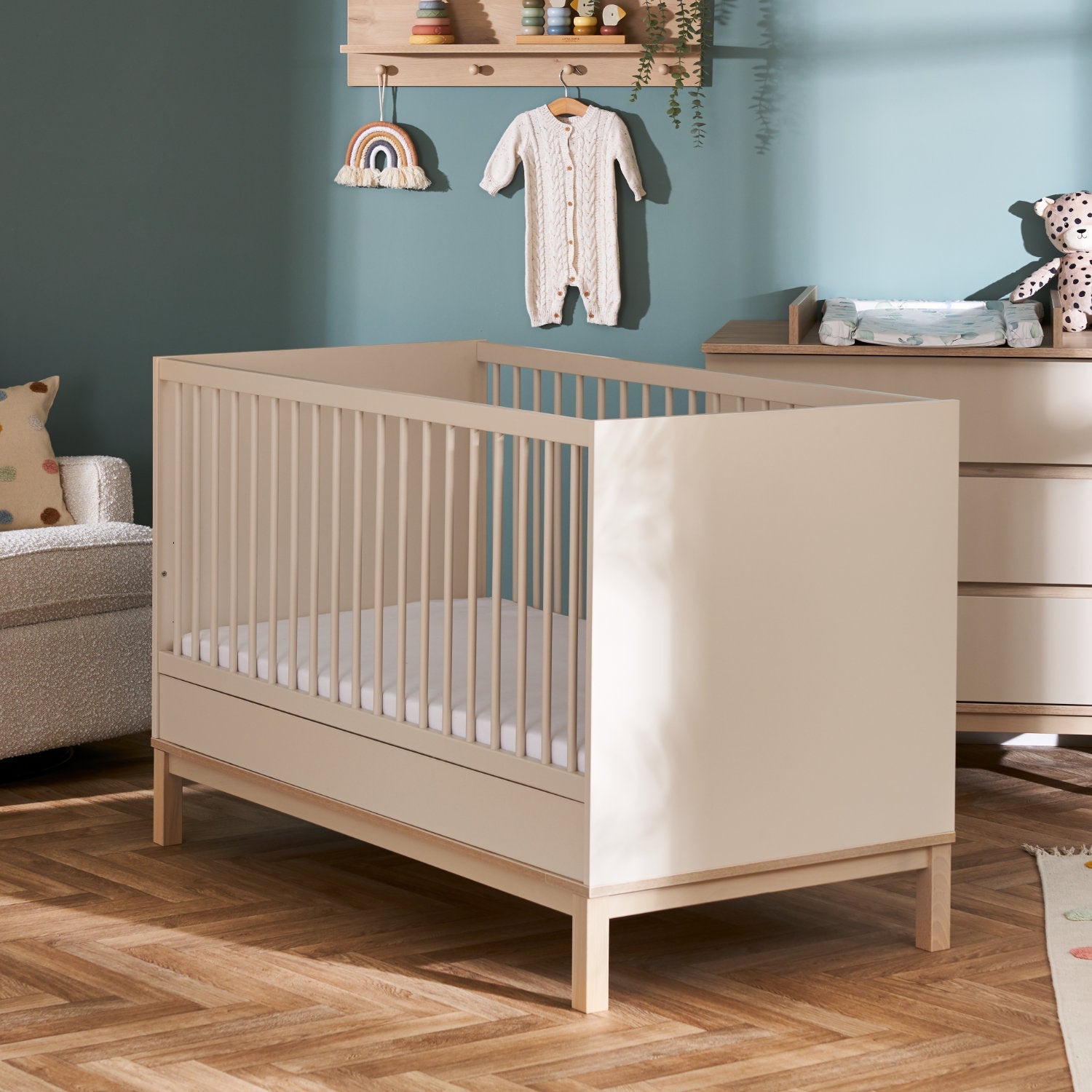 Obaby Astrid Cot Bed - Satin