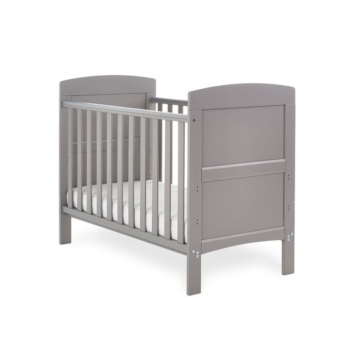 Obaby Grace Cot Bed 3 Piece Nursery Room Set - Taupe Grey