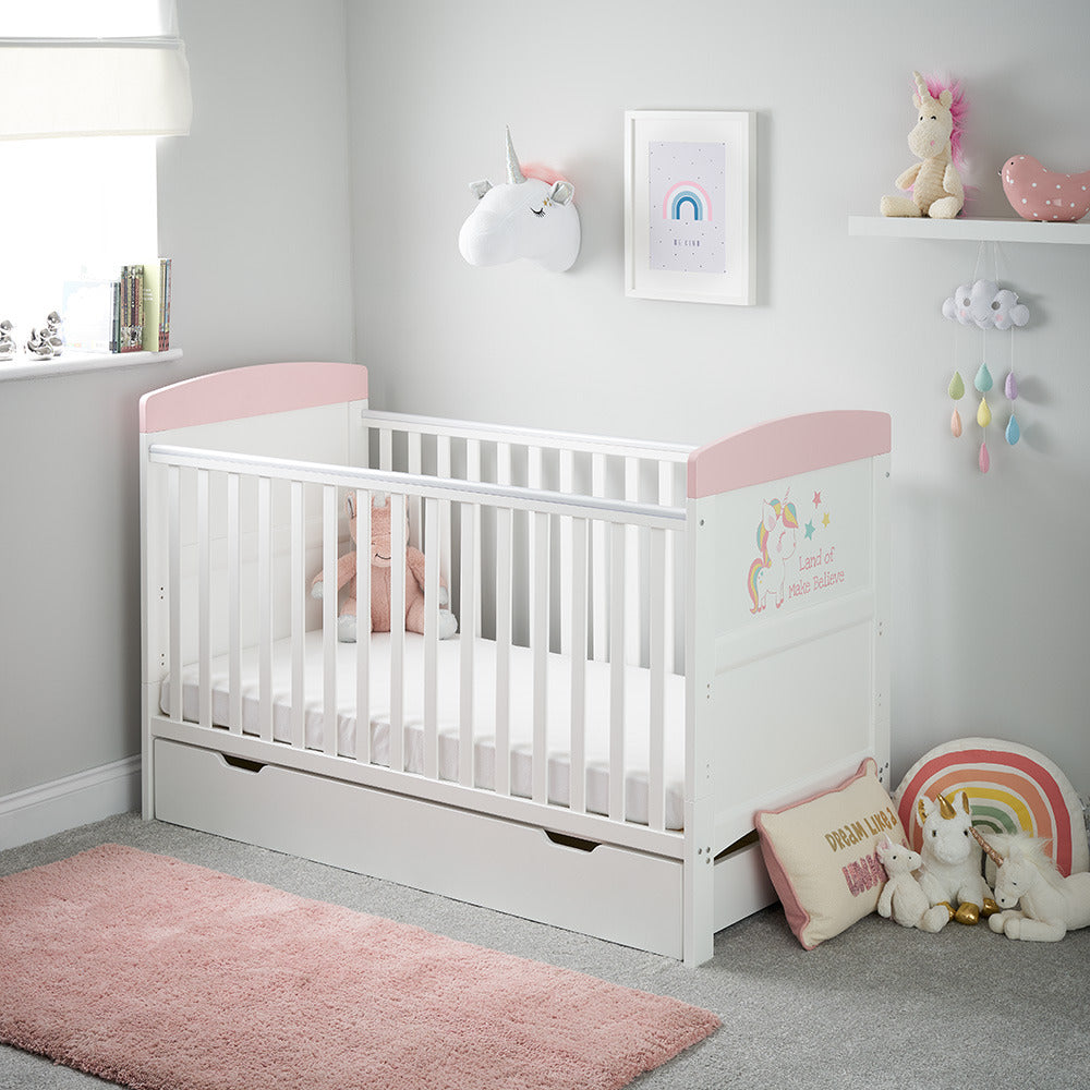 Obaby Grace Inspire Unicorn Cot Bed