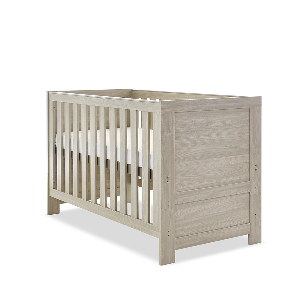 Obaby Nika Nursery Cot Bed - Grey