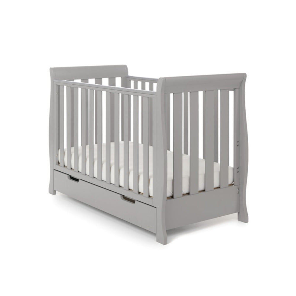 Obaby Stamford Mini Sleigh 3 Piece Room Set - Warm Grey