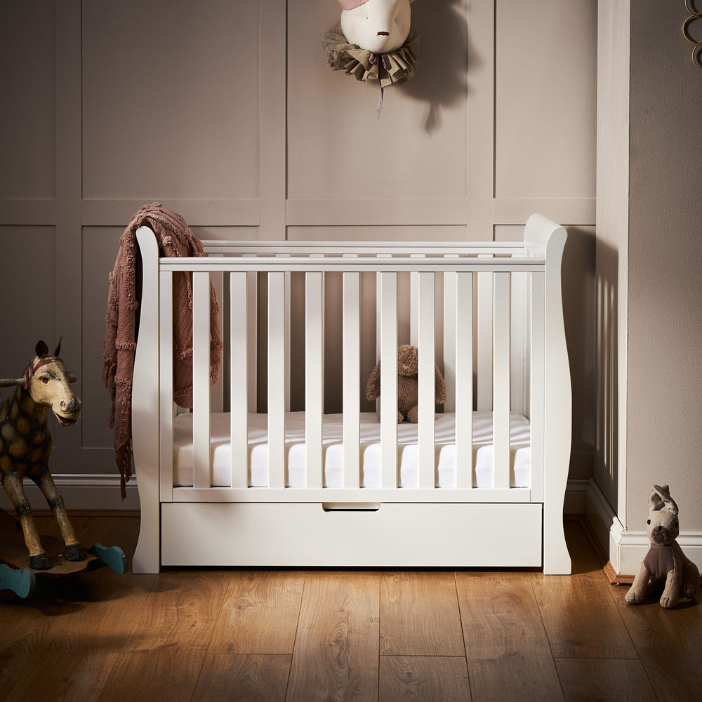 Obaby Stamford Space Saver Sleigh - White