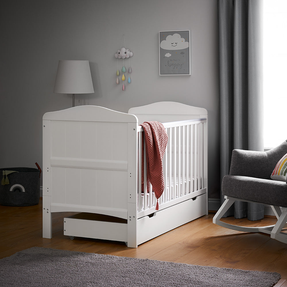 Obaby Whitby Cot Bed - White