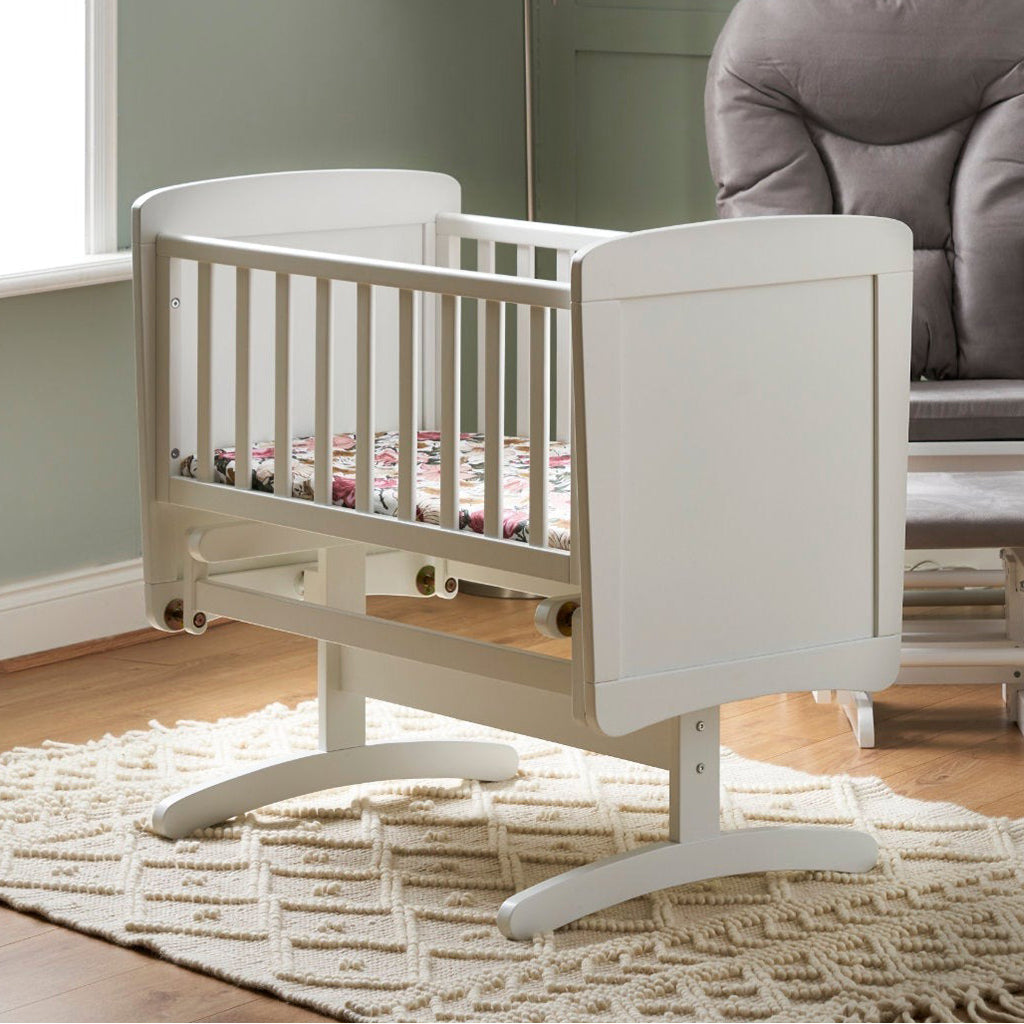 Obaby Gliding Crib - White