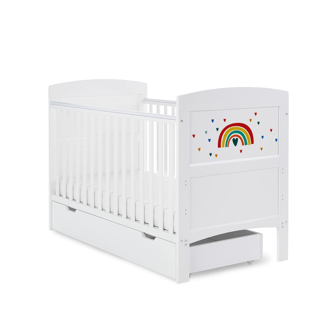 Obaby Grace Inspire Rainbow Multicolour Cot Bed