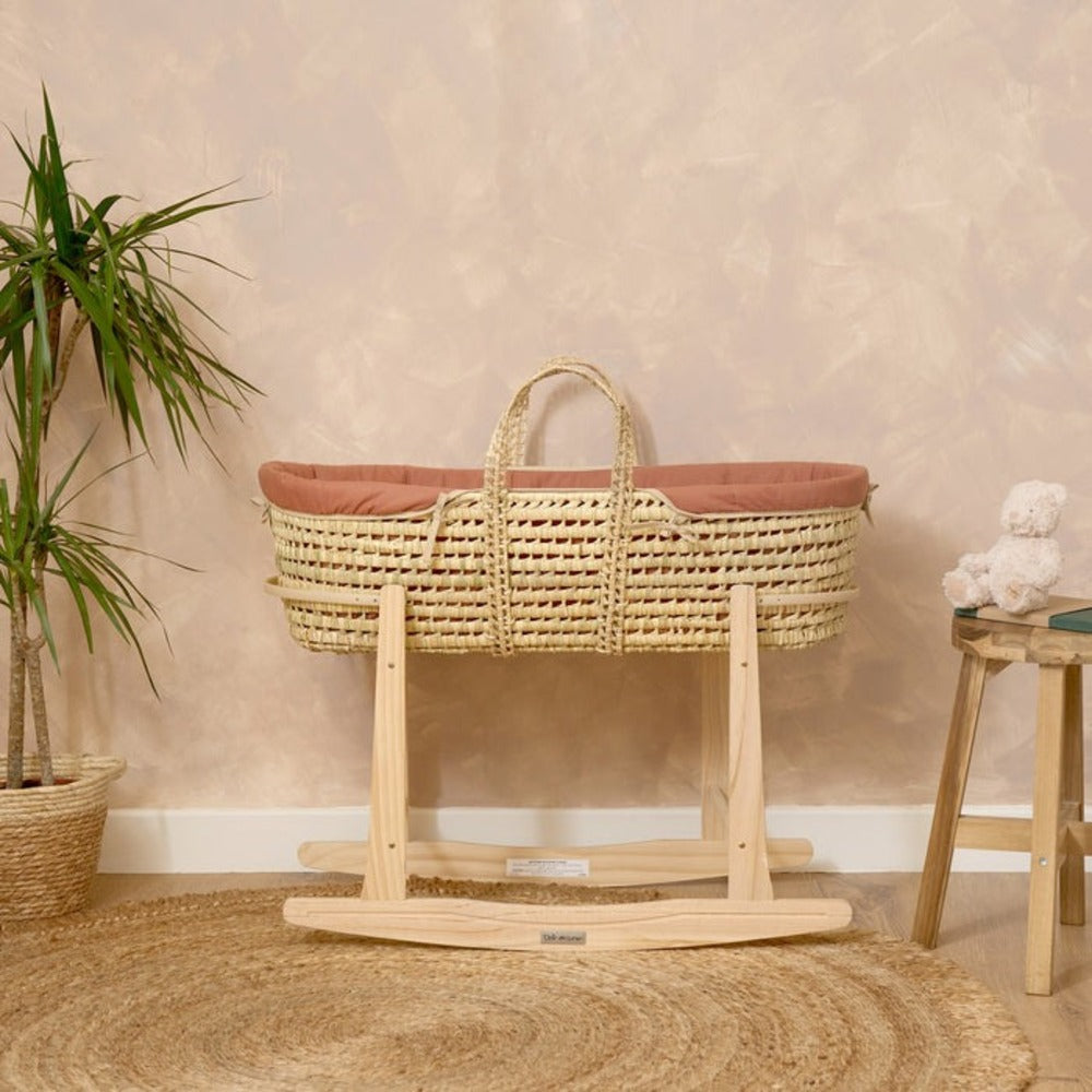 Orange Clair de Lune Organic Palm Moses Basket