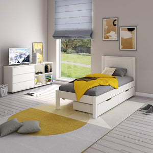 white-low-end-single-bed-with-two-drawers