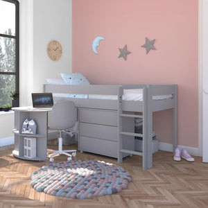 grey-midsleeper-three-drawer-chest-and-pullout-desk