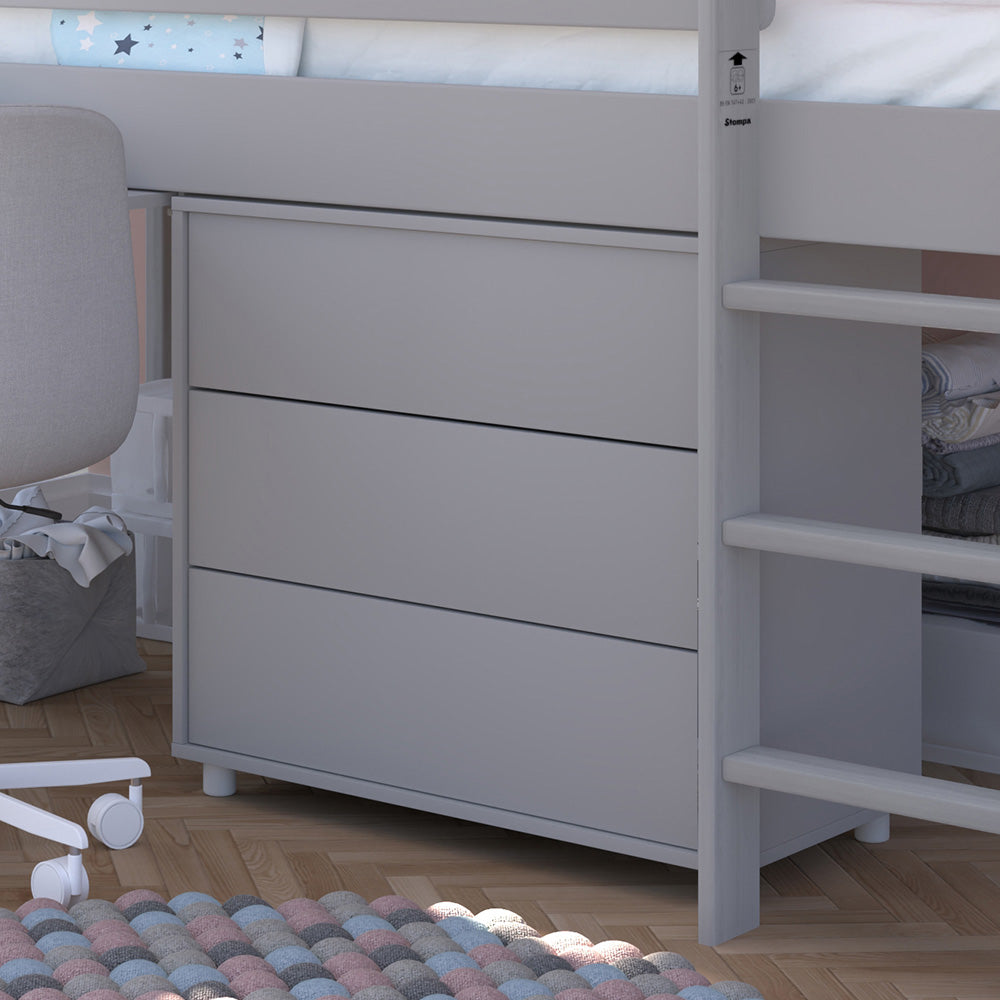 close-up-grey-drawer-chest-three-compartments-clothes-space