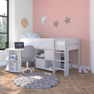 white-midsleeper-with-pullout-desk-and-cube-unit-shelving-space