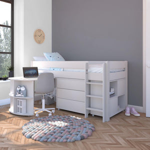 white-midsleeper-cube-four-units-pullout-workspace-three-drawer-compartments 