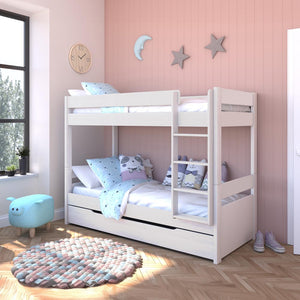 white-detachable-bunk-bed-with-trundle-three-people-sleeping-space