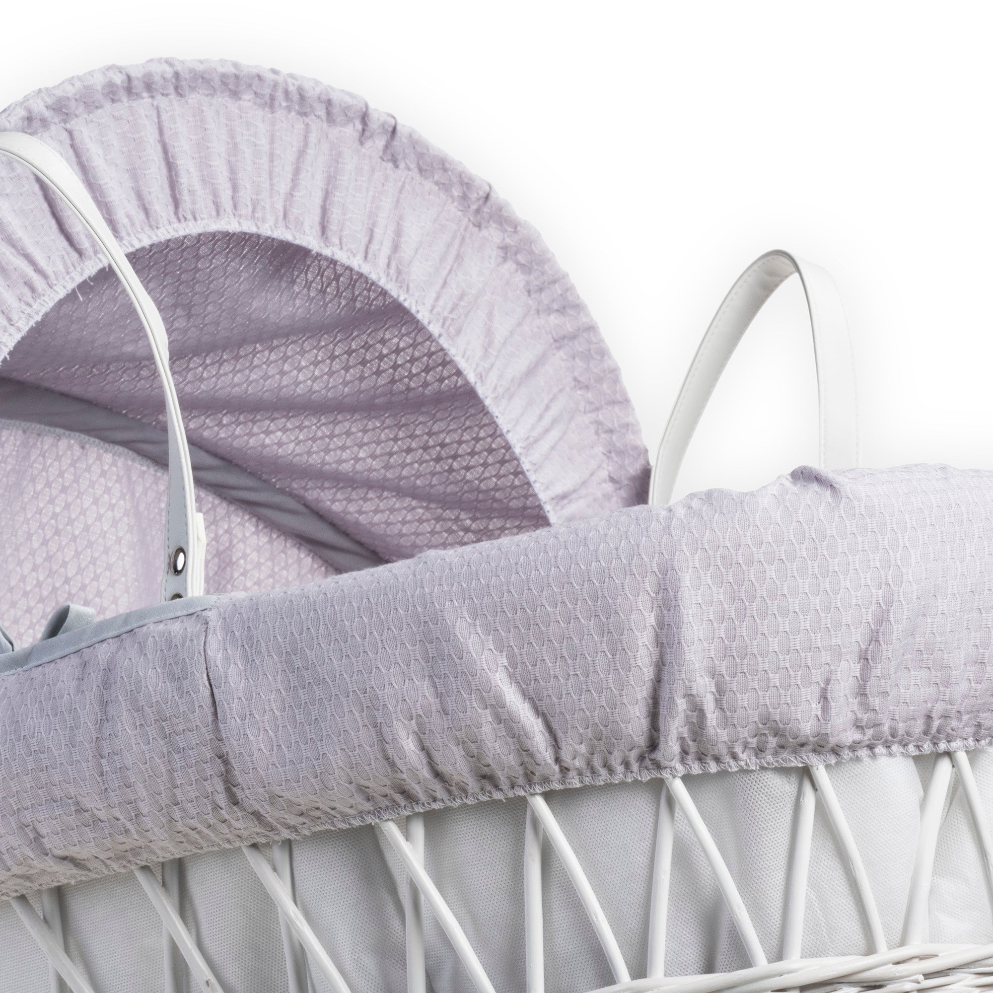 Clair De Lune Grey Moses Basket