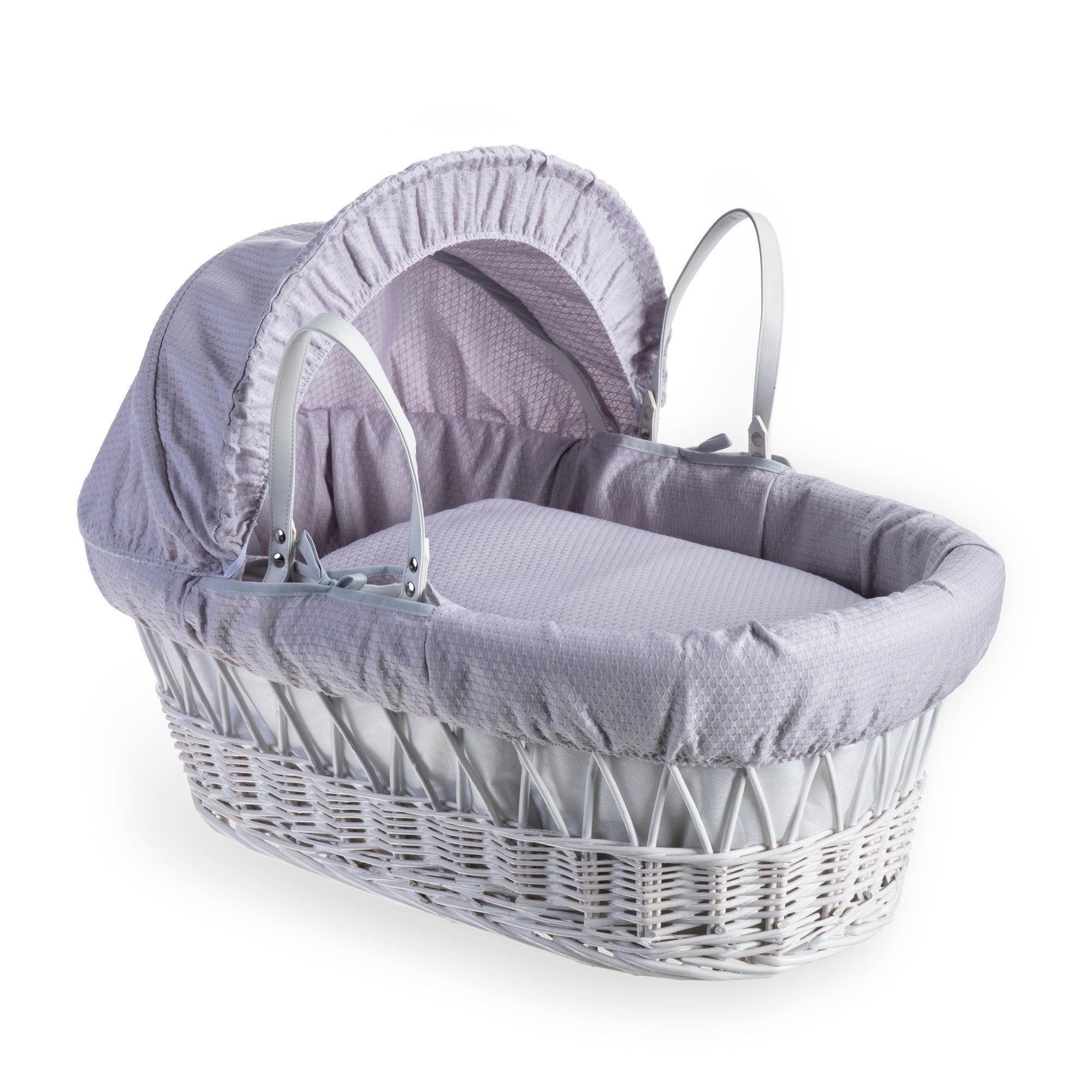 Grey Moses Basket