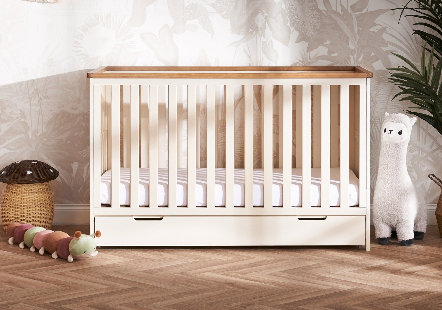 Obaby Evie Cot Bed - Cashmere