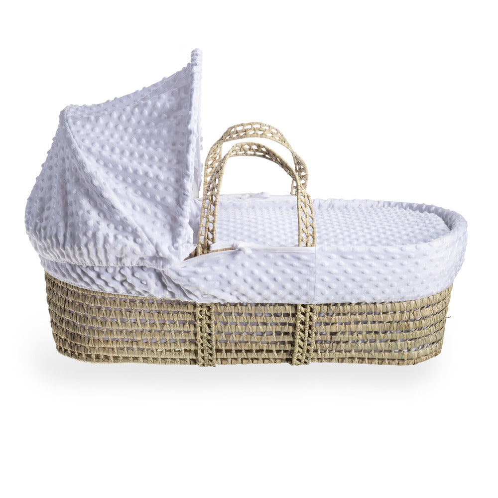 Clair de Lune Dimple Palm Moses Basket