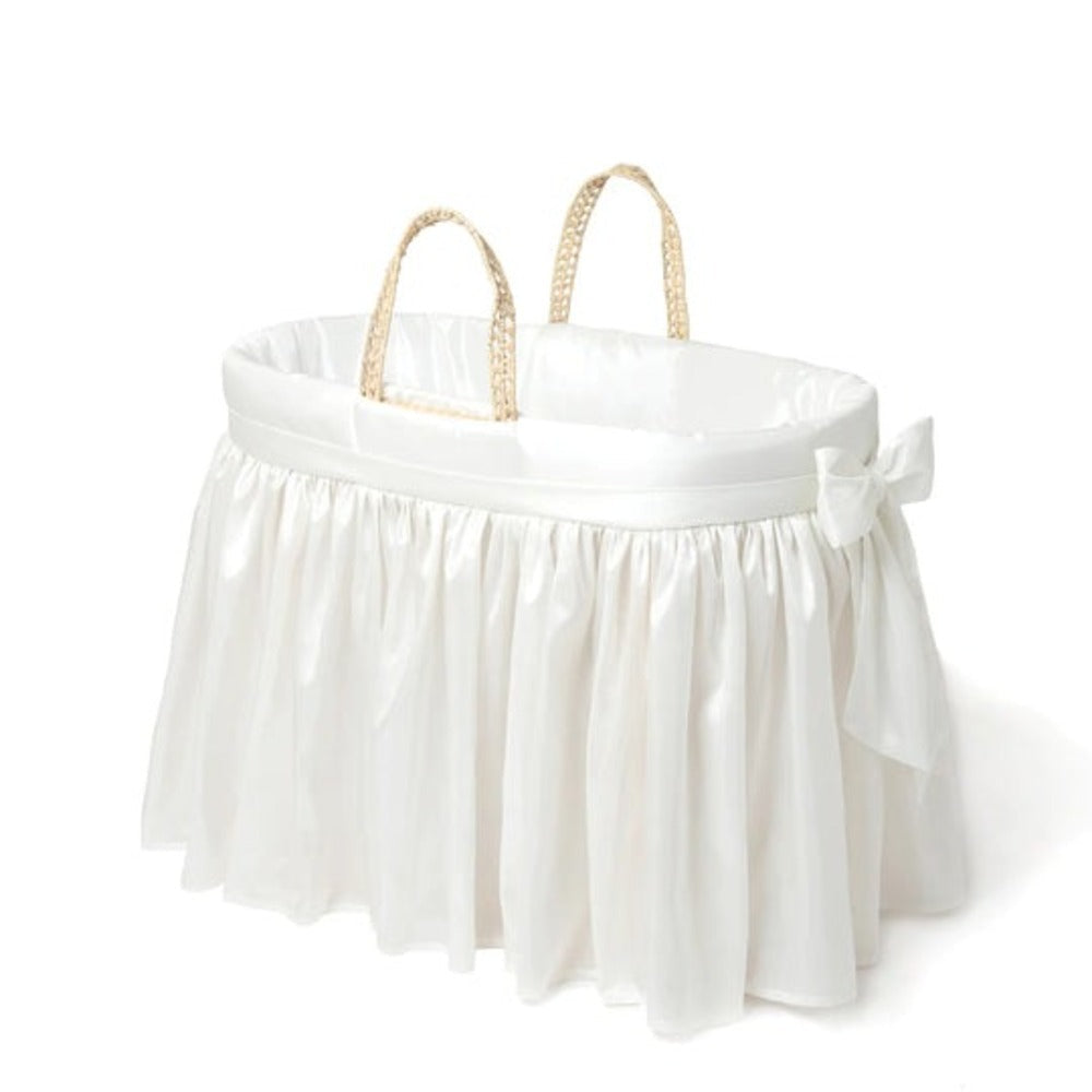 White Moses Basket